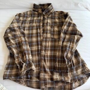 Brown Plaid Shirt